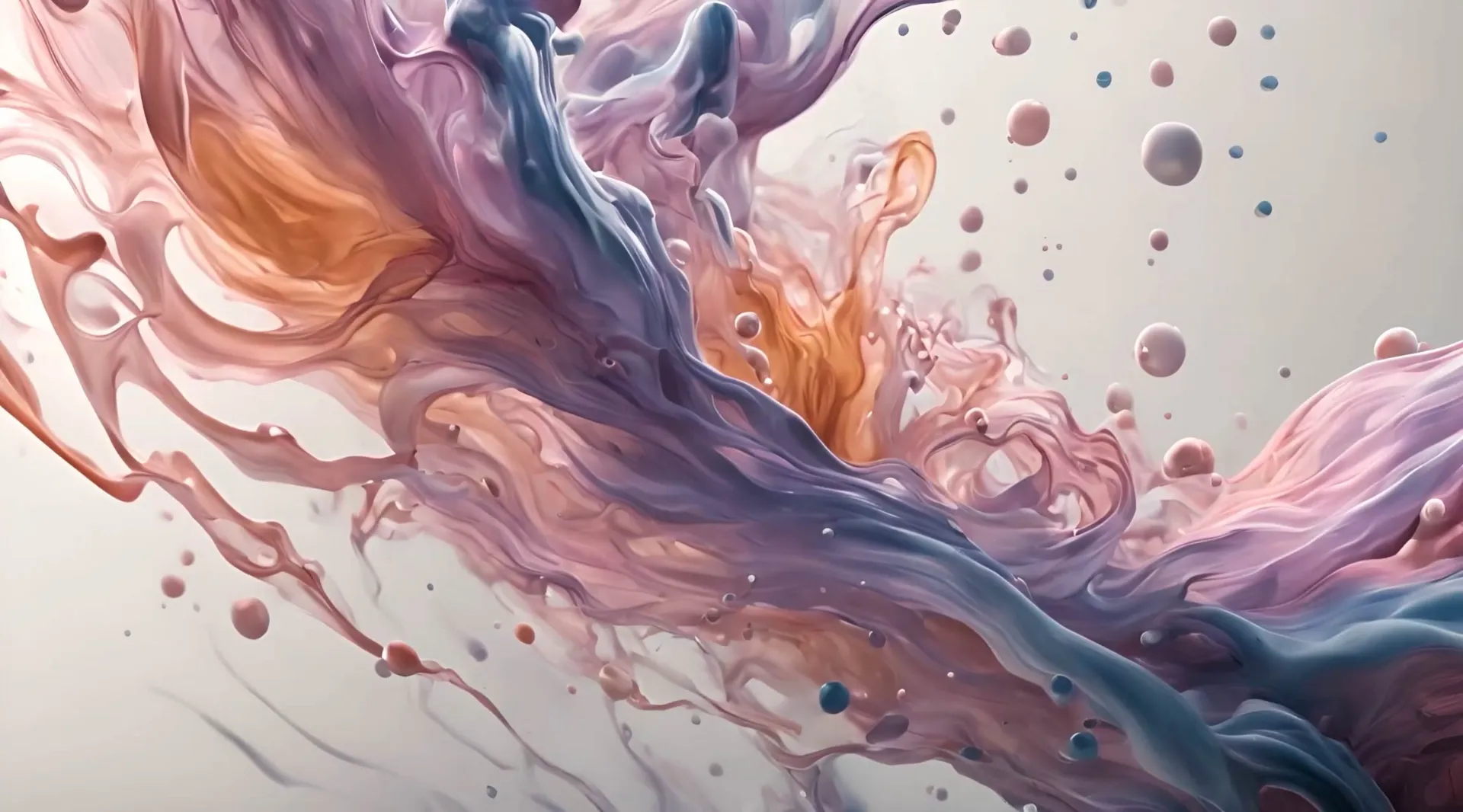 Fluid Art Motion Digital Backdrop Video